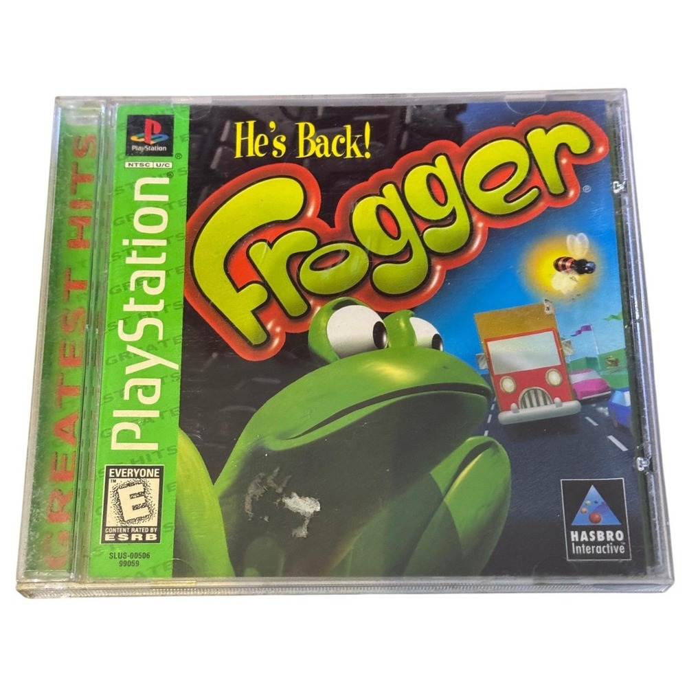 Frogger PlayStation 1 PS1 Greatest Hits‎ Hasbro Interactive SLUS-00506